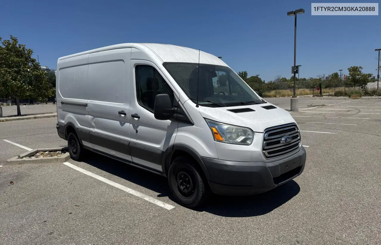 2016 Ford Transit T-250 VIN: 1FTYR2CM3GKA20888 Lot: 63144125