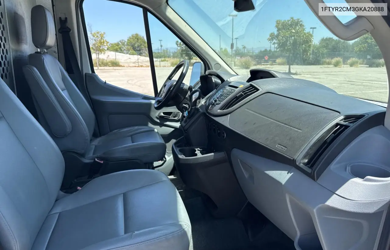 2016 Ford Transit T-250 VIN: 1FTYR2CM3GKA20888 Lot: 63144125
