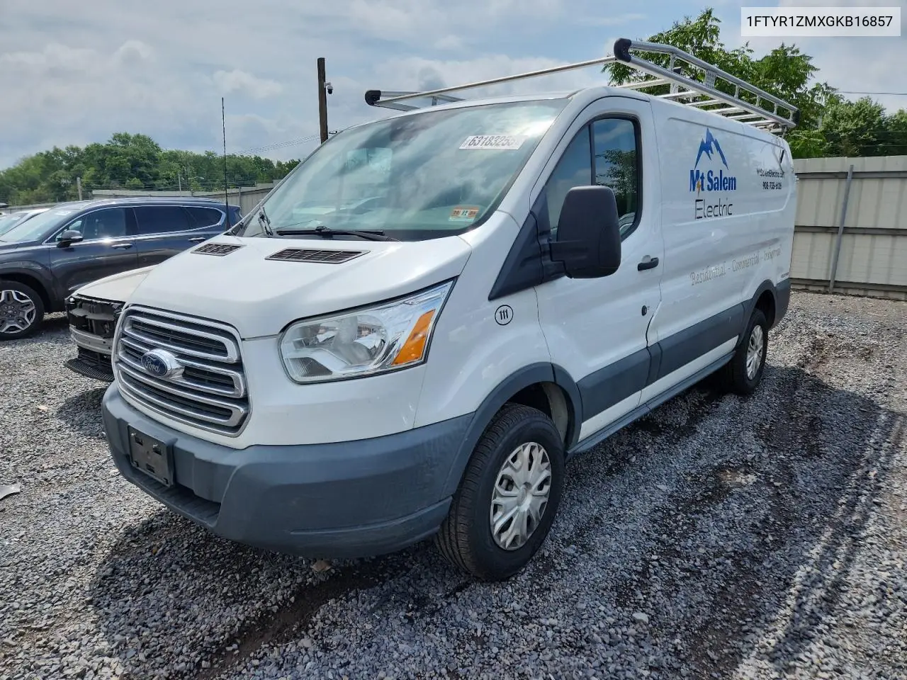 2016 Ford Transit T-250 VIN: 1FTYR1ZMXGKB16857 Lot: 63183255