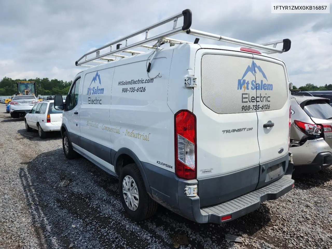 2016 Ford Transit T-250 VIN: 1FTYR1ZMXGKB16857 Lot: 63183255
