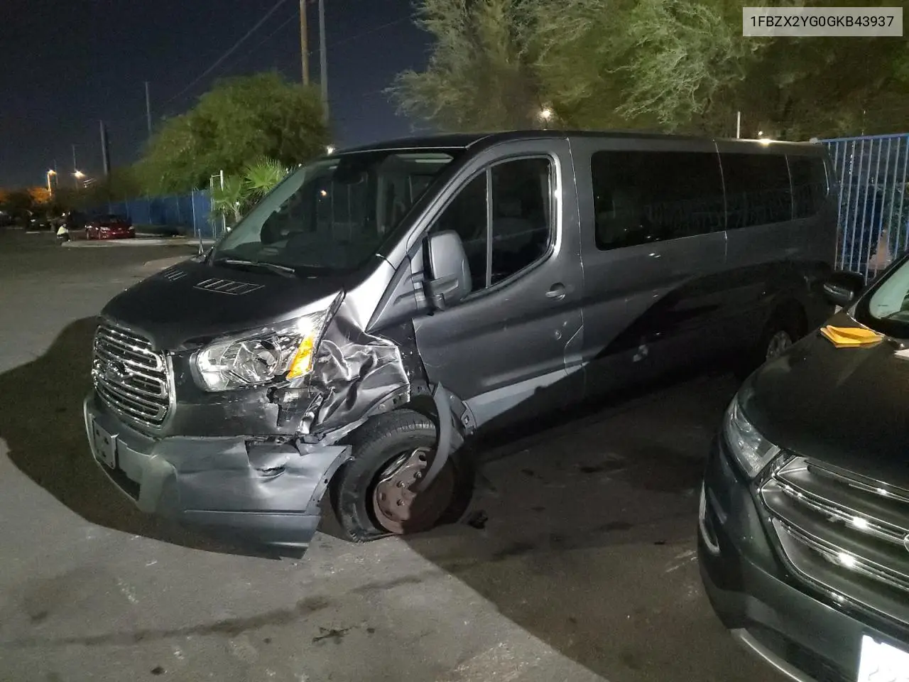2016 Ford Transit T-350 VIN: 1FBZX2YG0GKB43937 Lot: 63358745