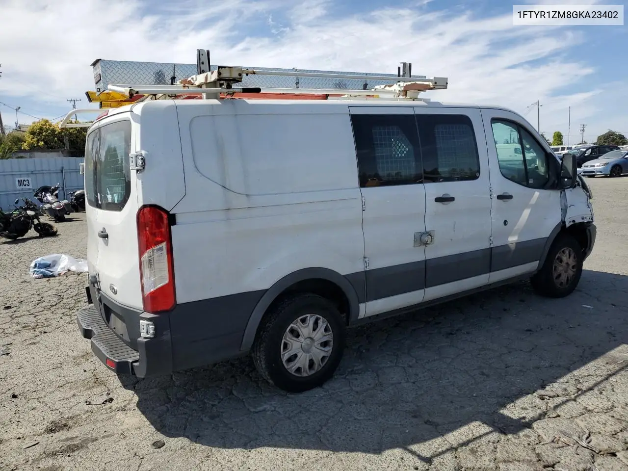 2016 Ford Transit T-250 VIN: 1FTYR1ZM8GKA23402 Lot: 63790185