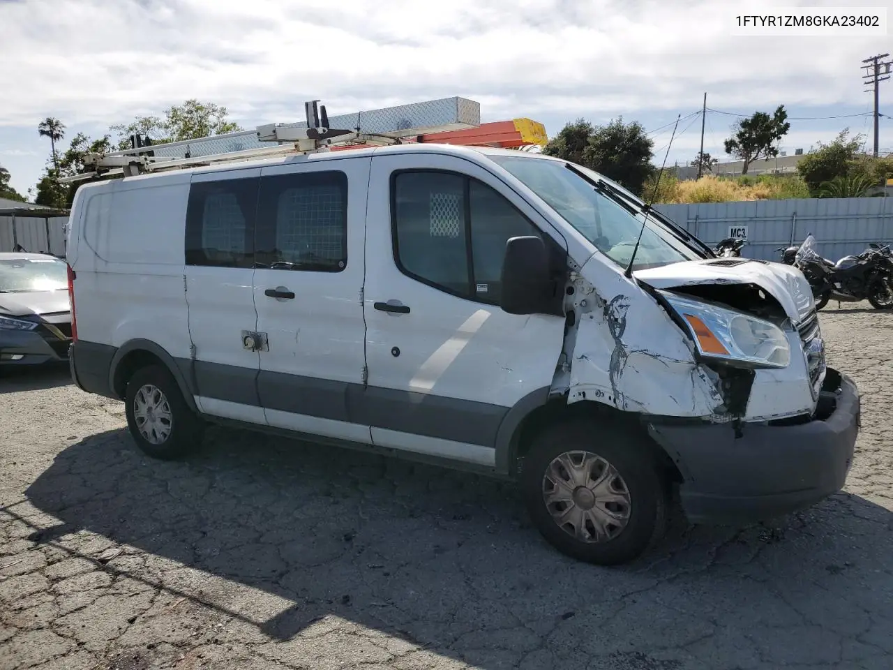 2016 Ford Transit T-250 VIN: 1FTYR1ZM8GKA23402 Lot: 63790185