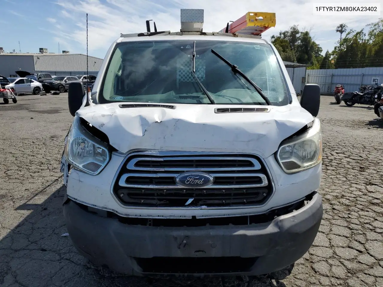 2016 Ford Transit T-250 VIN: 1FTYR1ZM8GKA23402 Lot: 63790185