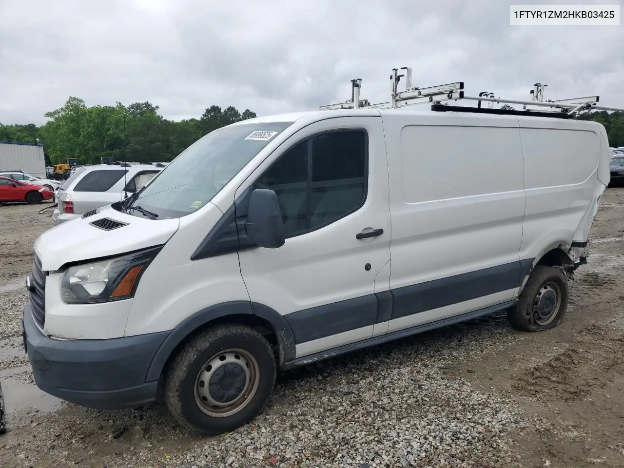 2017 Ford Transit T-250 VIN: 1FTYR1ZM2HKB03425 Lot: 56999525