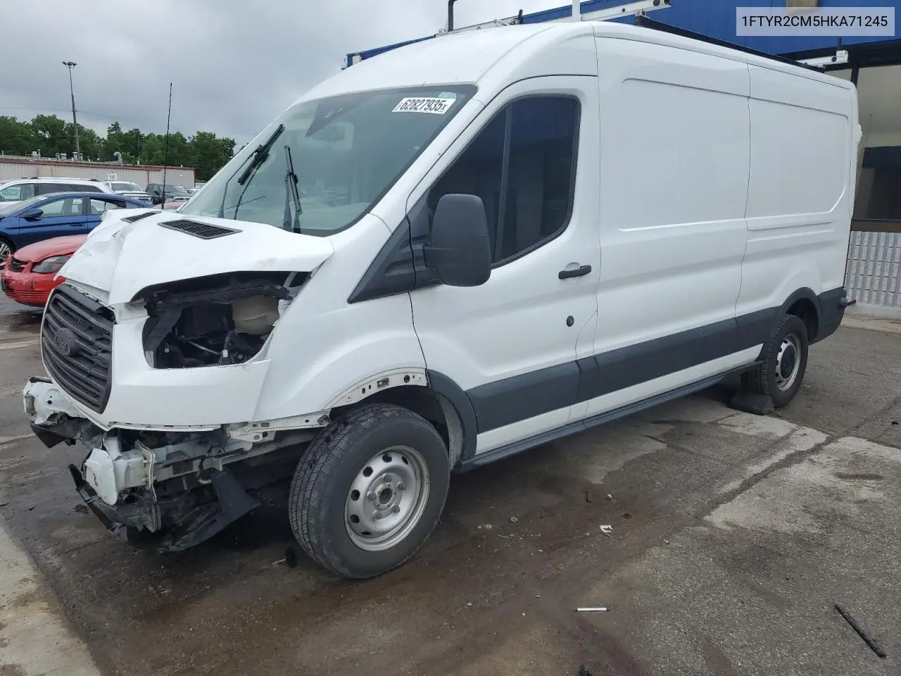 2017 Ford Transit T-250 VIN: 1FTYR2CM5HKA71245 Lot: 62827935