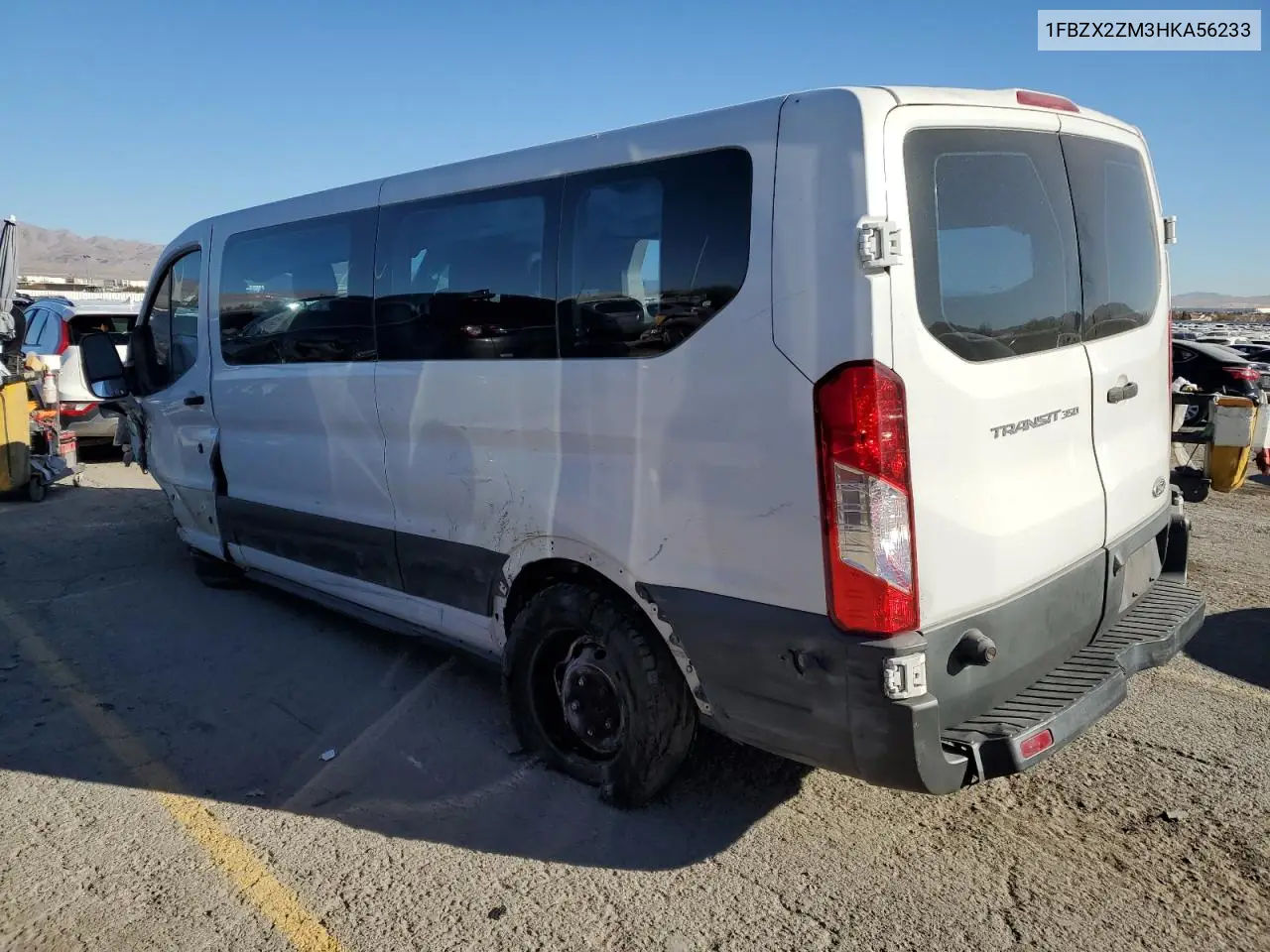 2017 Ford Transit T-350 VIN: 1FBZX2ZM3HKA56233 Lot: 89130895