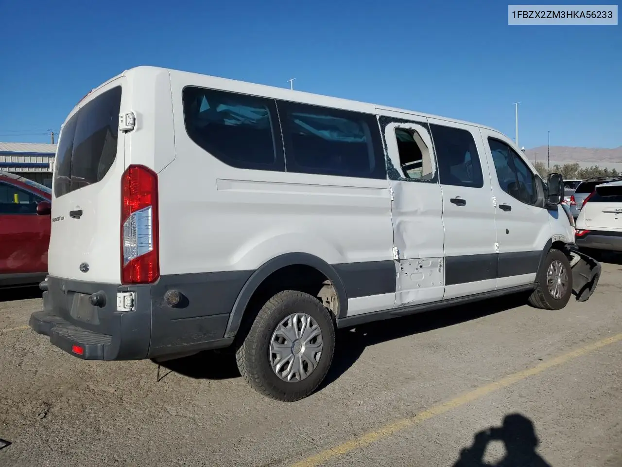 2017 Ford Transit T-350 VIN: 1FBZX2ZM3HKA56233 Lot: 89130895
