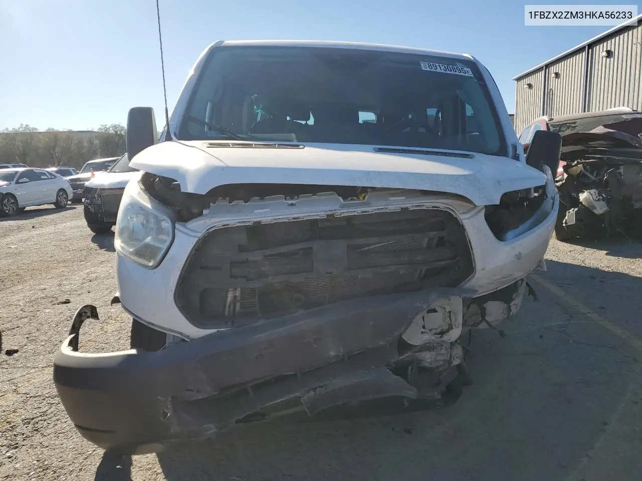 2017 Ford Transit T-350 VIN: 1FBZX2ZM3HKA56233 Lot: 89130895