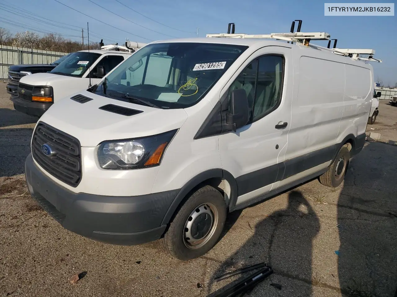 2018 Ford Transit T-250 VIN: 1FTYR1YM2JKB16232 Lot: 52901285