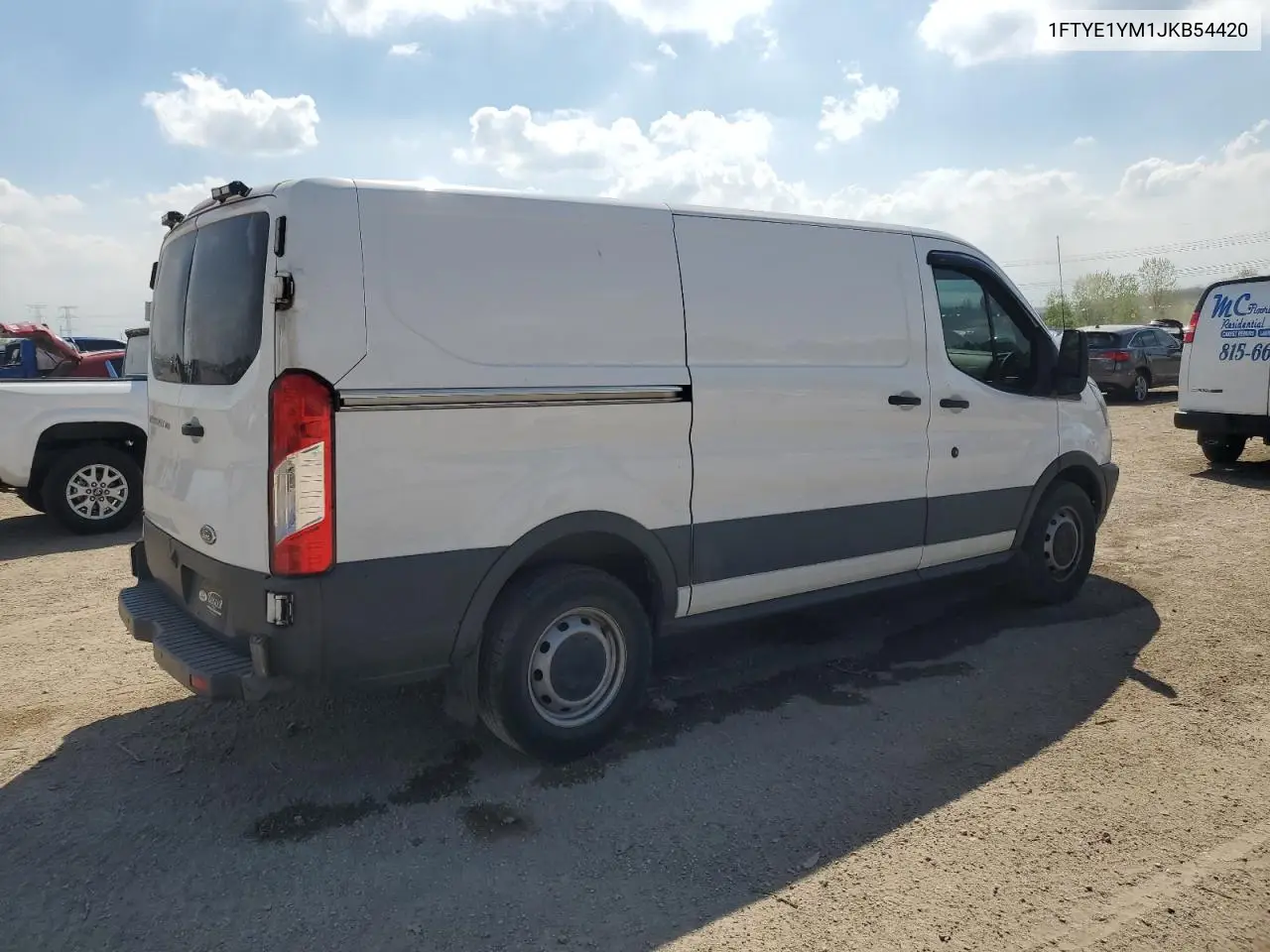 2018 Ford Transit T-150 VIN: 1FTYE1YM1JKB54420 Lot: 56344335