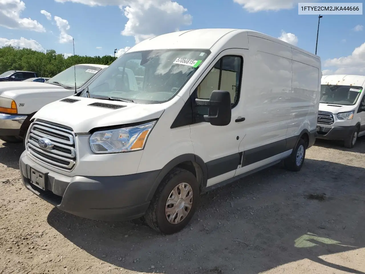 2018 Ford Transit T-150 VIN: 1FTYE2CM2JKA44666 Lot: 57050815
