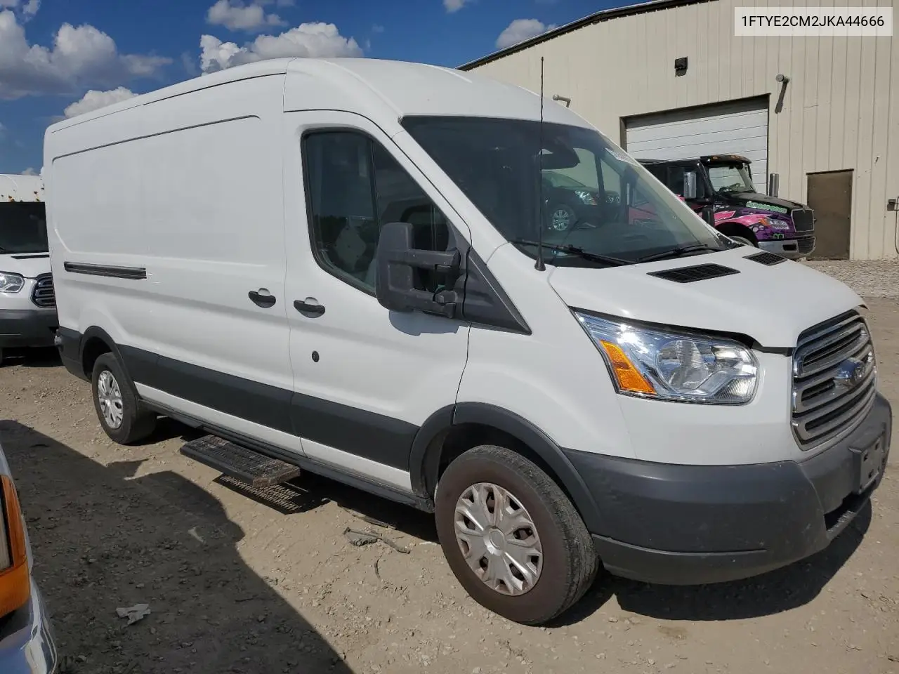 2018 Ford Transit T-150 VIN: 1FTYE2CM2JKA44666 Lot: 57050815