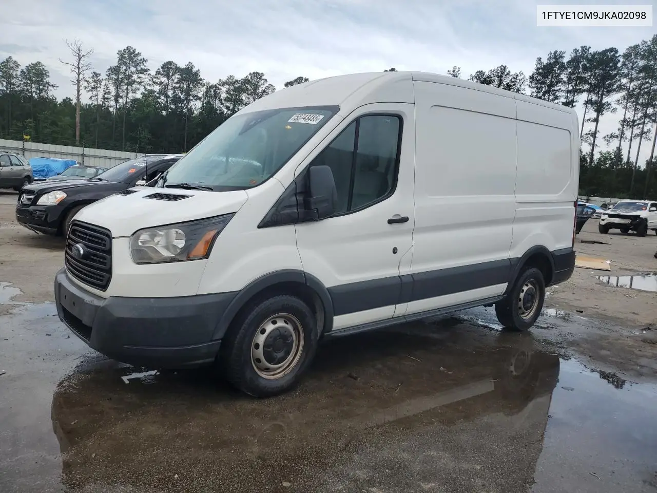 2018 Ford Transit T-150 VIN: 1FTYE1CM9JKA02098 Lot: 58743485