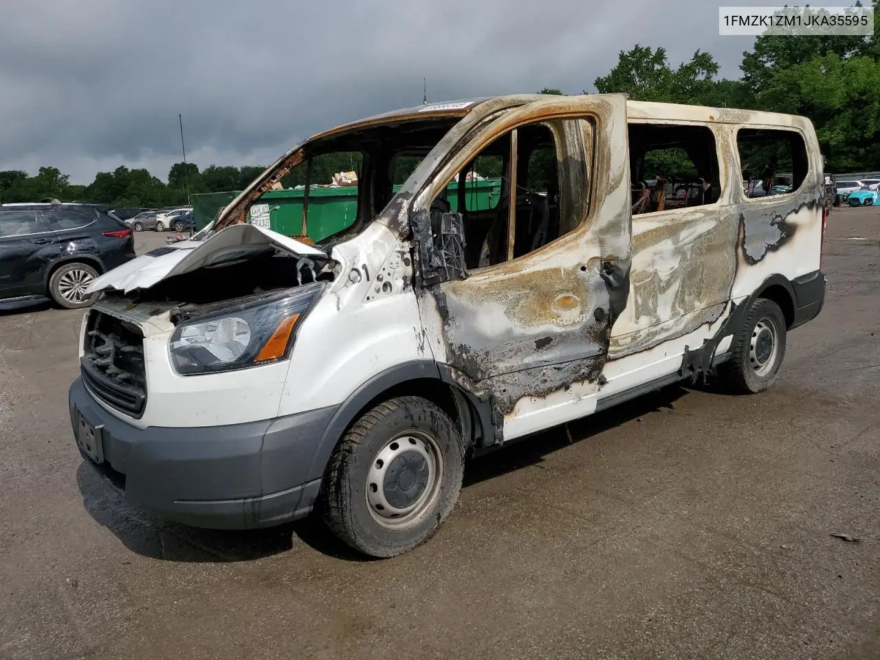 1fmzk1zm1jka35595 1FMZK1ZM1JKA35595 2018 Ford Transit T-150
