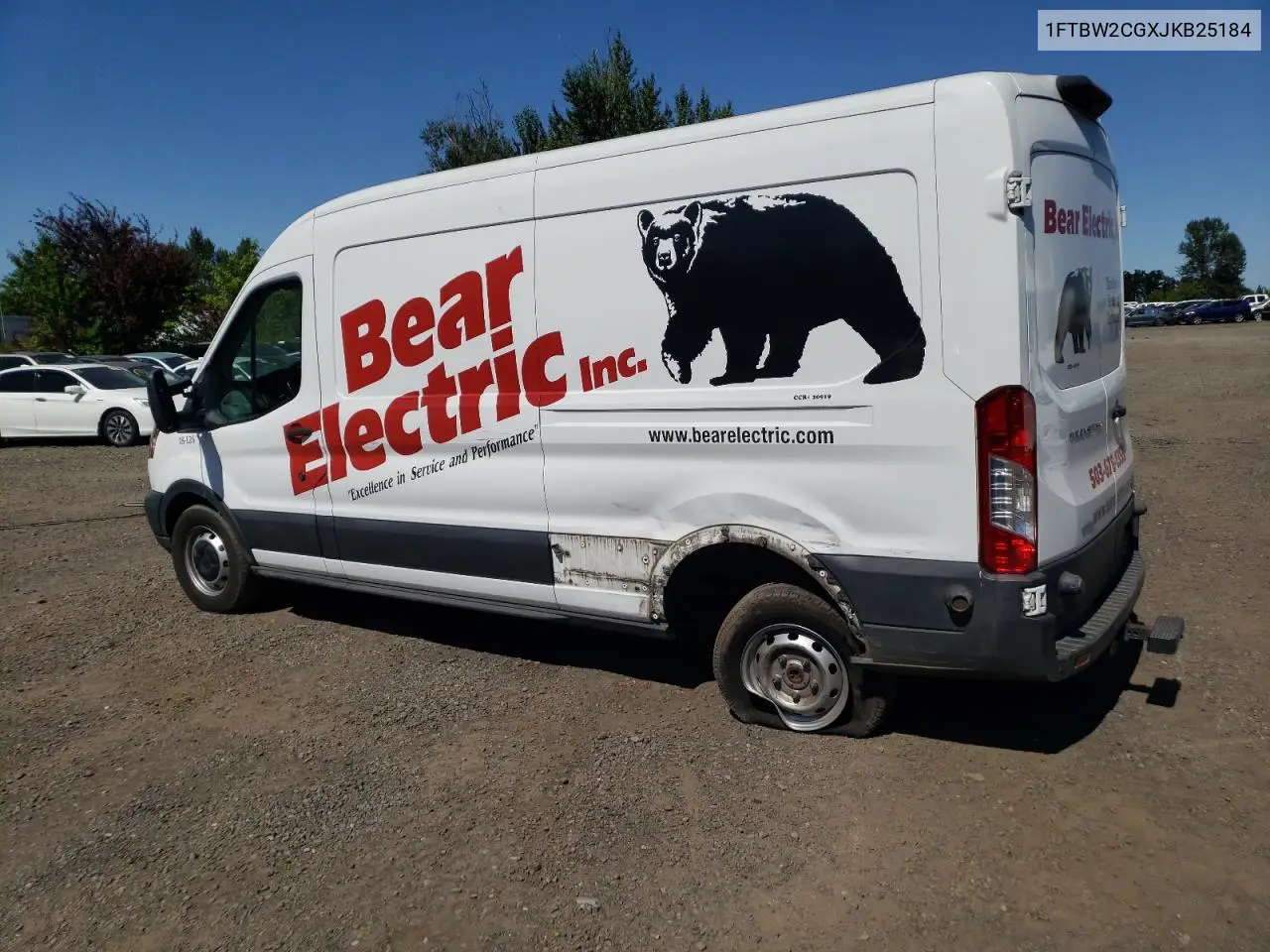 2018 Ford Transit T-350 VIN: 1FTBW2CGXJKB25184 Lot: 61959985
