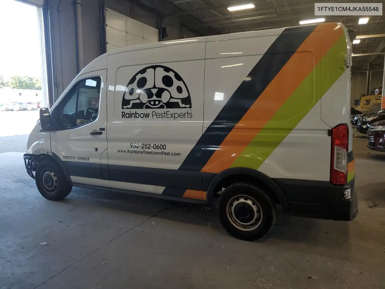 2018 Ford Transit T-150 VIN: 1FTYE1CM4JKA55548 Lot: 62880855