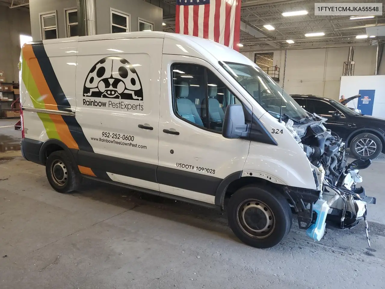 2018 Ford Transit T-150 VIN: 1FTYE1CM4JKA55548 Lot: 62880855