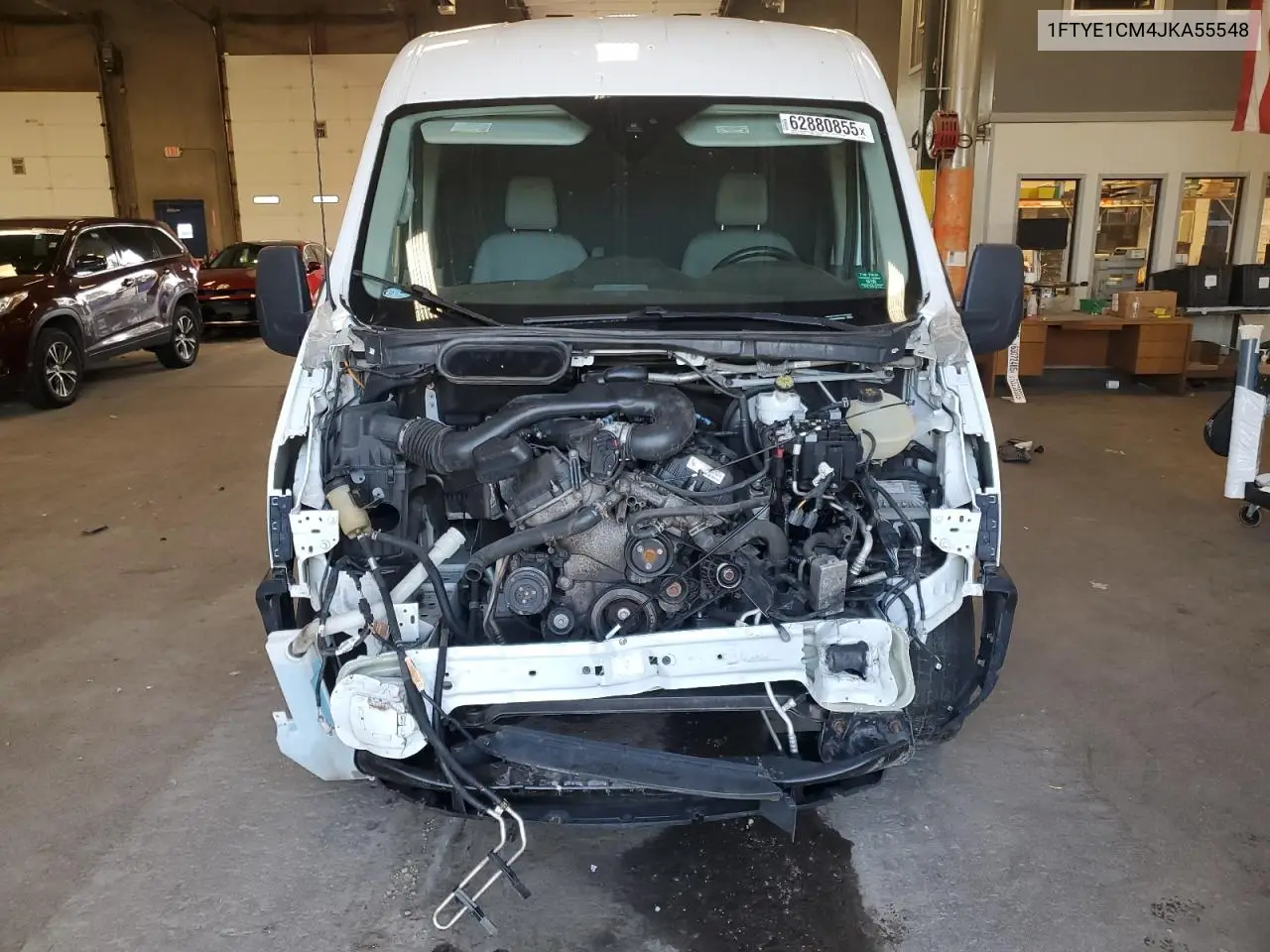 2018 Ford Transit T-150 VIN: 1FTYE1CM4JKA55548 Lot: 62880855