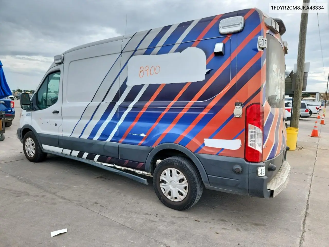 2018 Ford Transit T-250 VIN: 1FDYR2CM8JKA48334 Lot: 63776365