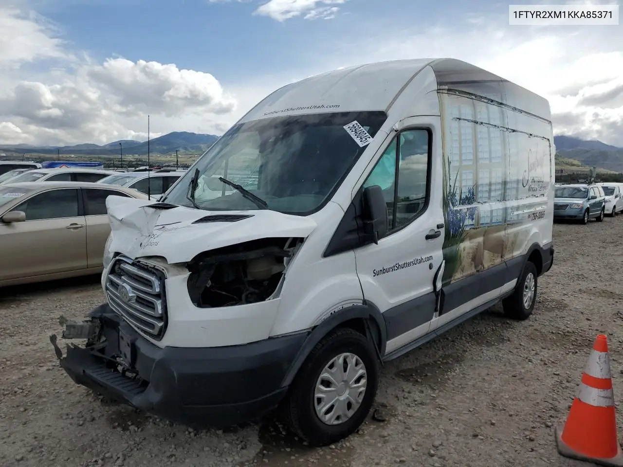 2019 Ford Transit T-250 VIN: 1FTYR2XM1KKA85371 Lot: 56948045