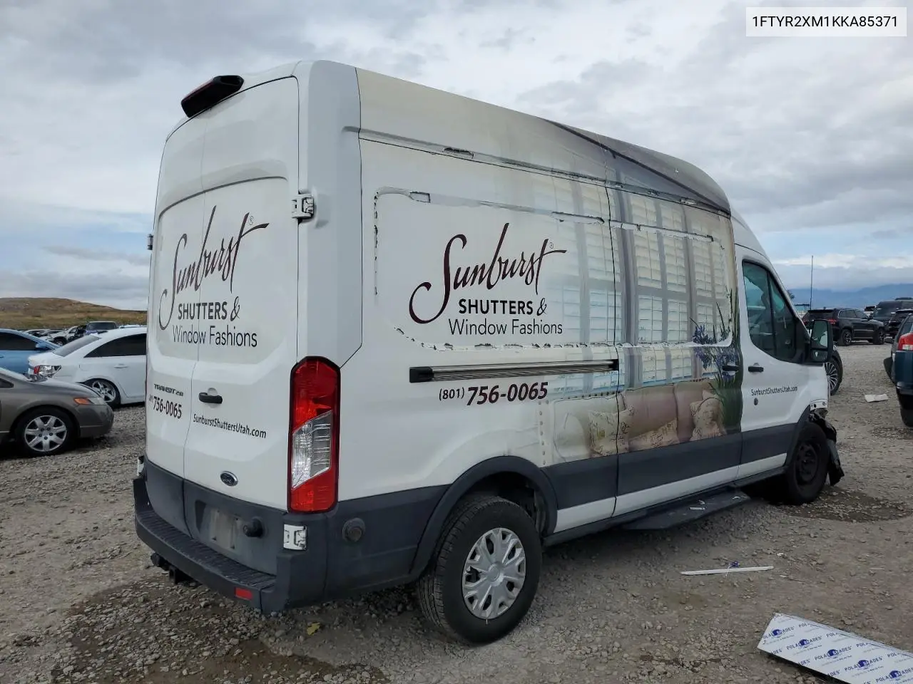 2019 Ford Transit T-250 VIN: 1FTYR2XM1KKA85371 Lot: 56948045