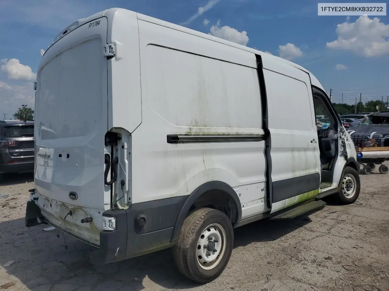 2019 Ford Transit T-150 VIN: 1FTYE2CM8KKB32722 Lot: 62116285