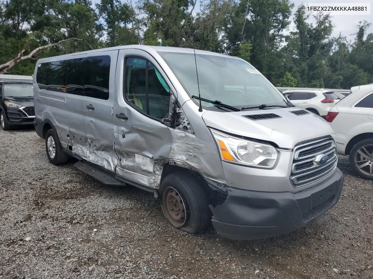 2019 Ford Transit T-350 VIN: 1FBZX2ZMXKKA48881 Lot: 63025685