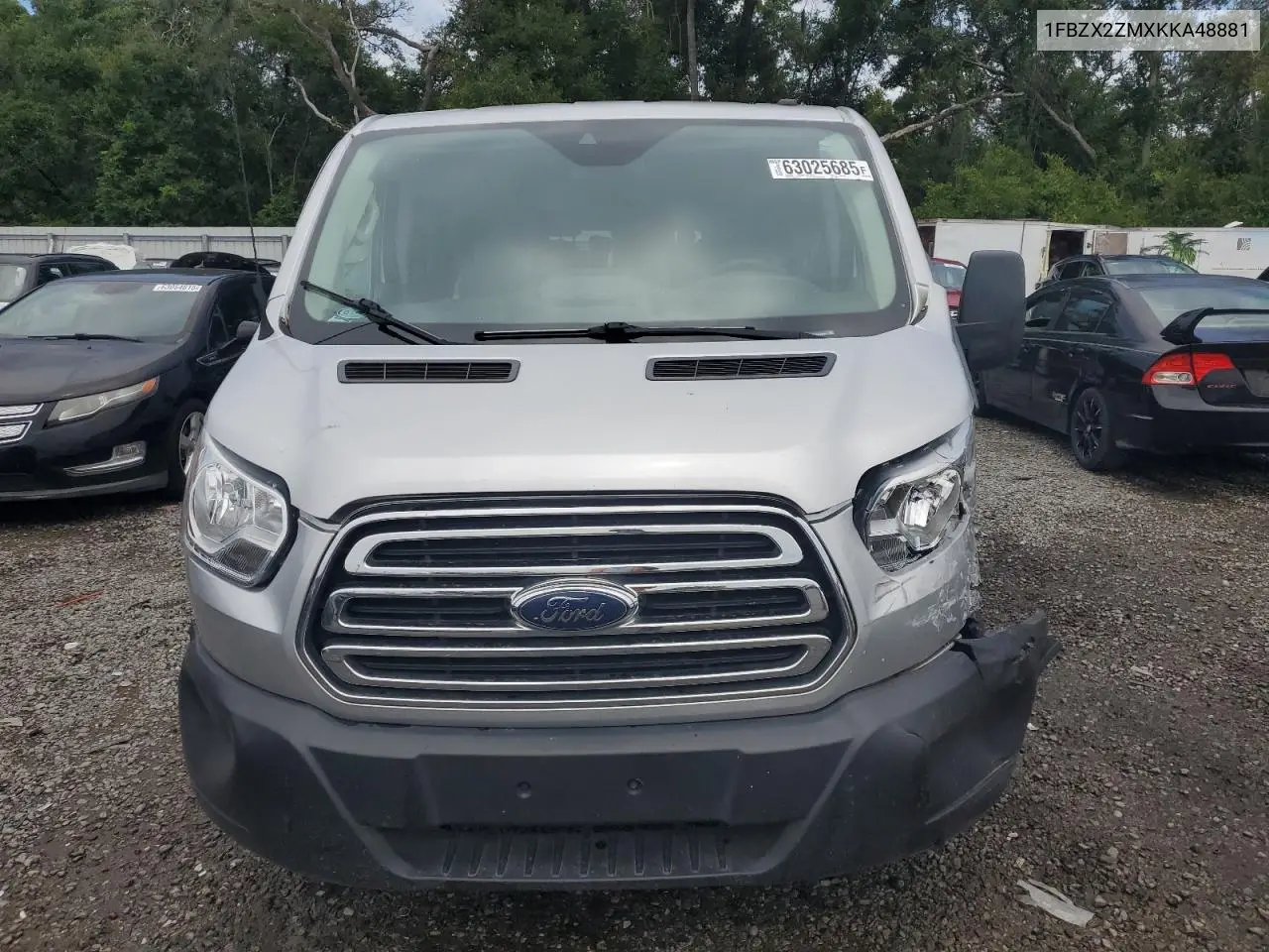 2019 Ford Transit T-350 VIN: 1FBZX2ZMXKKA48881 Lot: 63025685