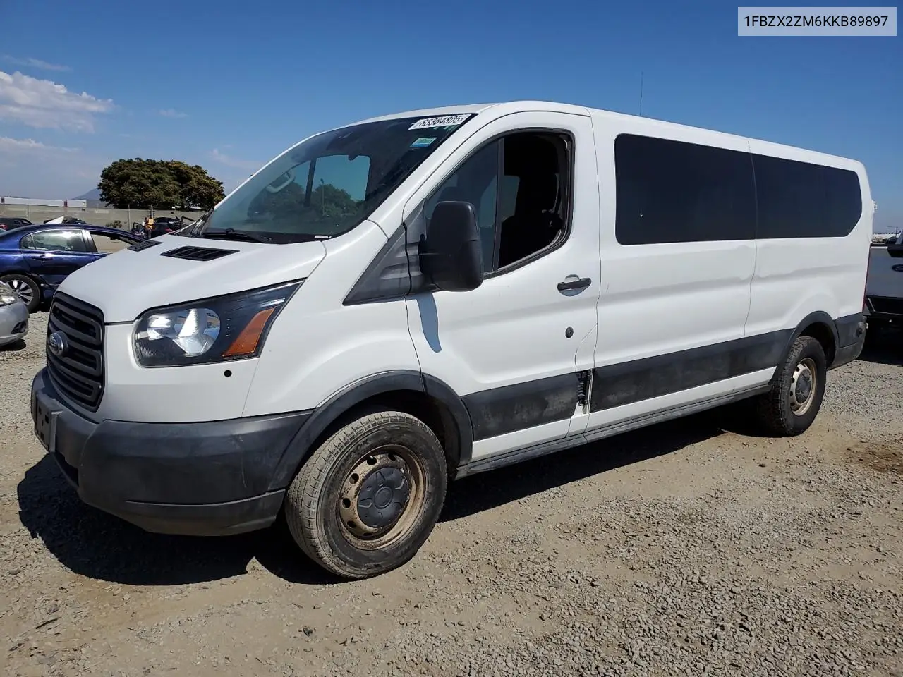 2019 Ford Transit T-350 VIN: 1FBZX2ZM6KKB89897 Lot: 63384805