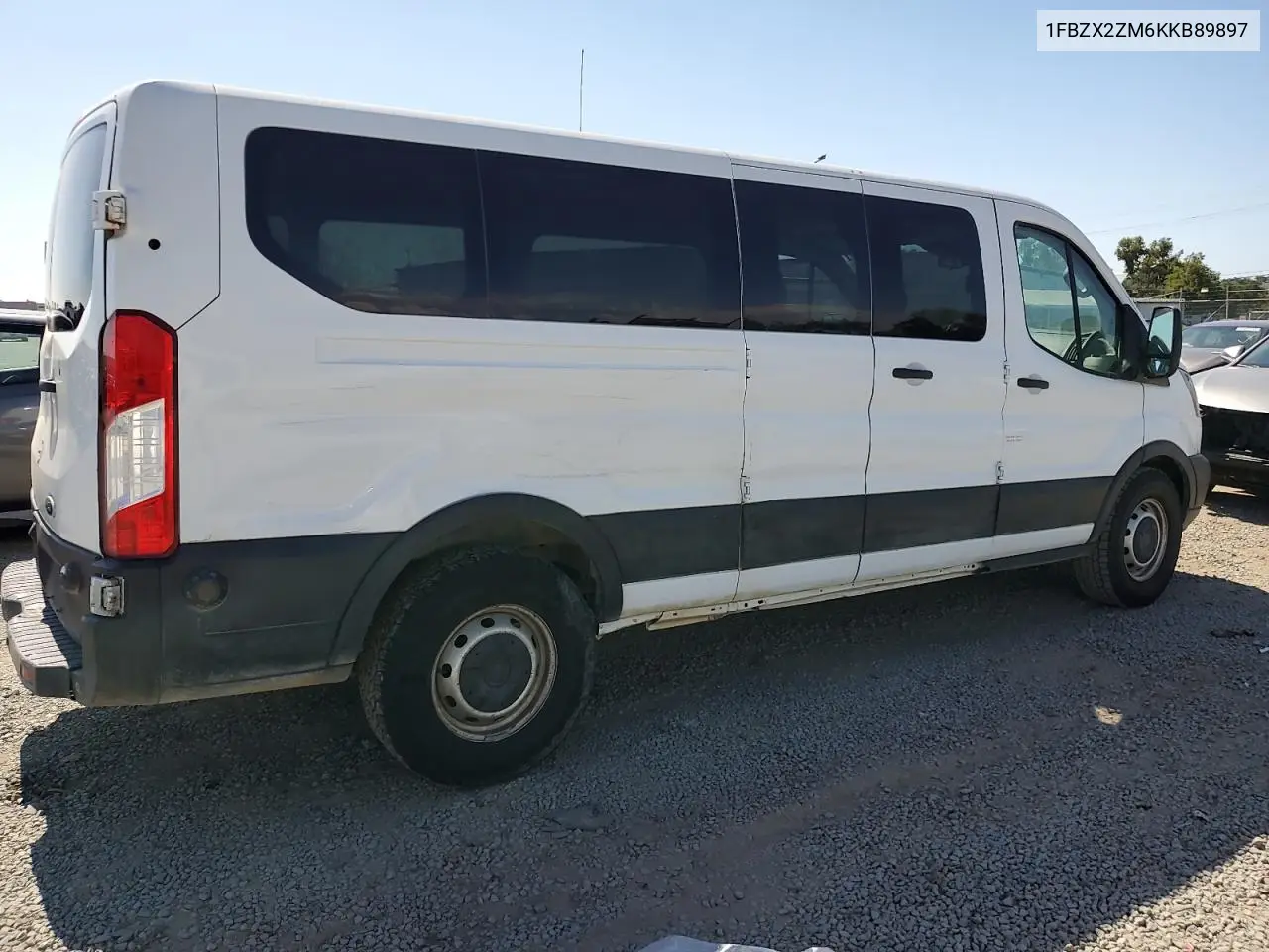 2019 Ford Transit T-350 VIN: 1FBZX2ZM6KKB89897 Lot: 63384805