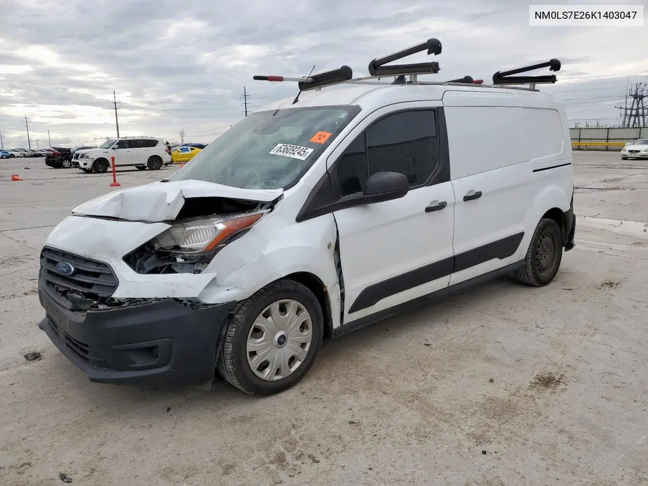 2019 Ford Transit Connect Xl VIN: NM0LS7E26K1403047 Lot: 63609245