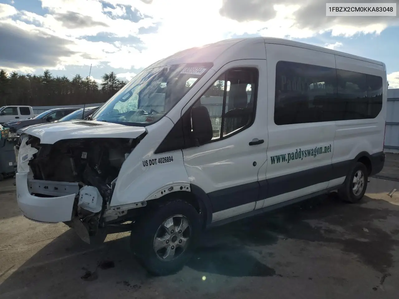 2019 Ford Transit T-350 VIN: 1FBZX2CM0KKA83048 Lot: 83295744