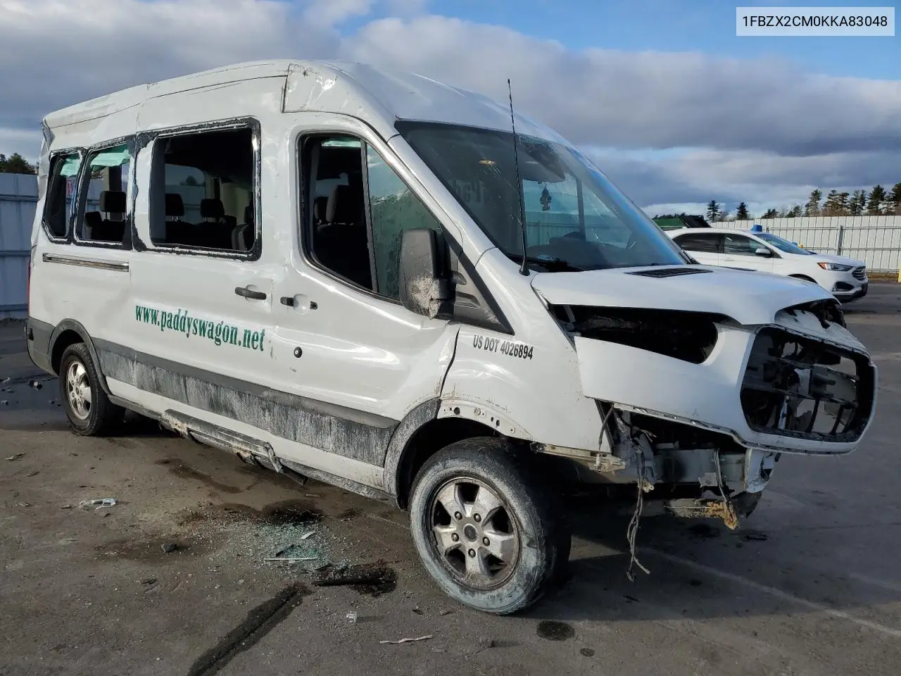 2019 Ford Transit T-350 VIN: 1FBZX2CM0KKA83048 Lot: 83295744