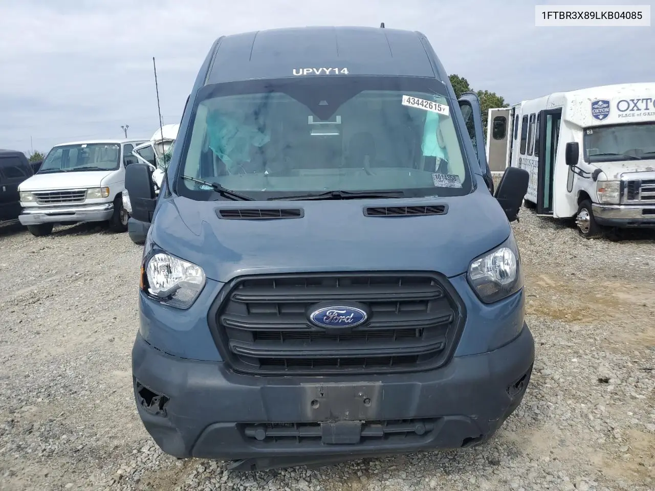 2020 Ford Transit T-250 VIN: 1FTBR3X89LKB04085 Lot: 43442615