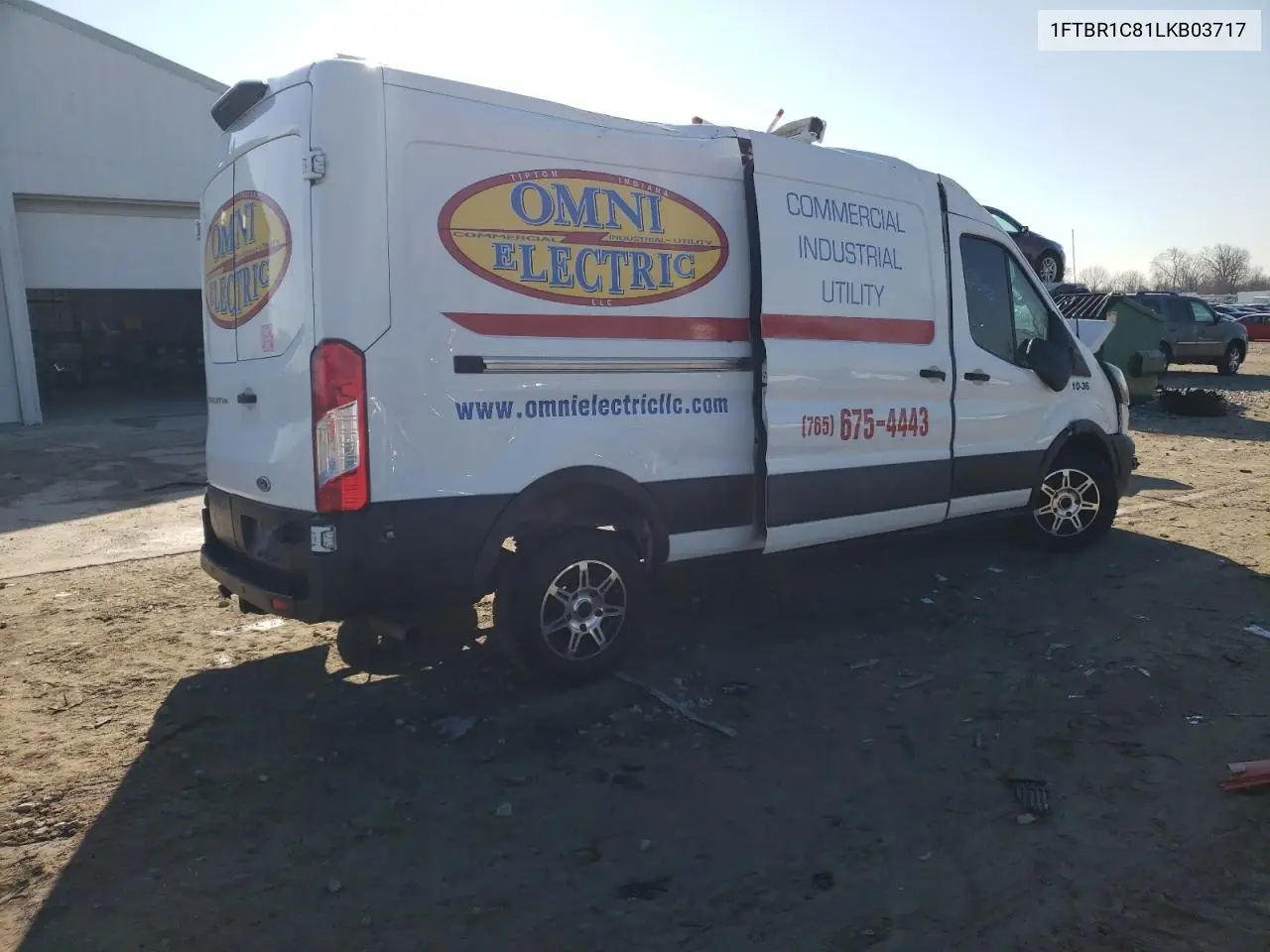 2020 Ford Transit T-250 VIN: 1FTBR1C81LKB03717 Lot: 50624585