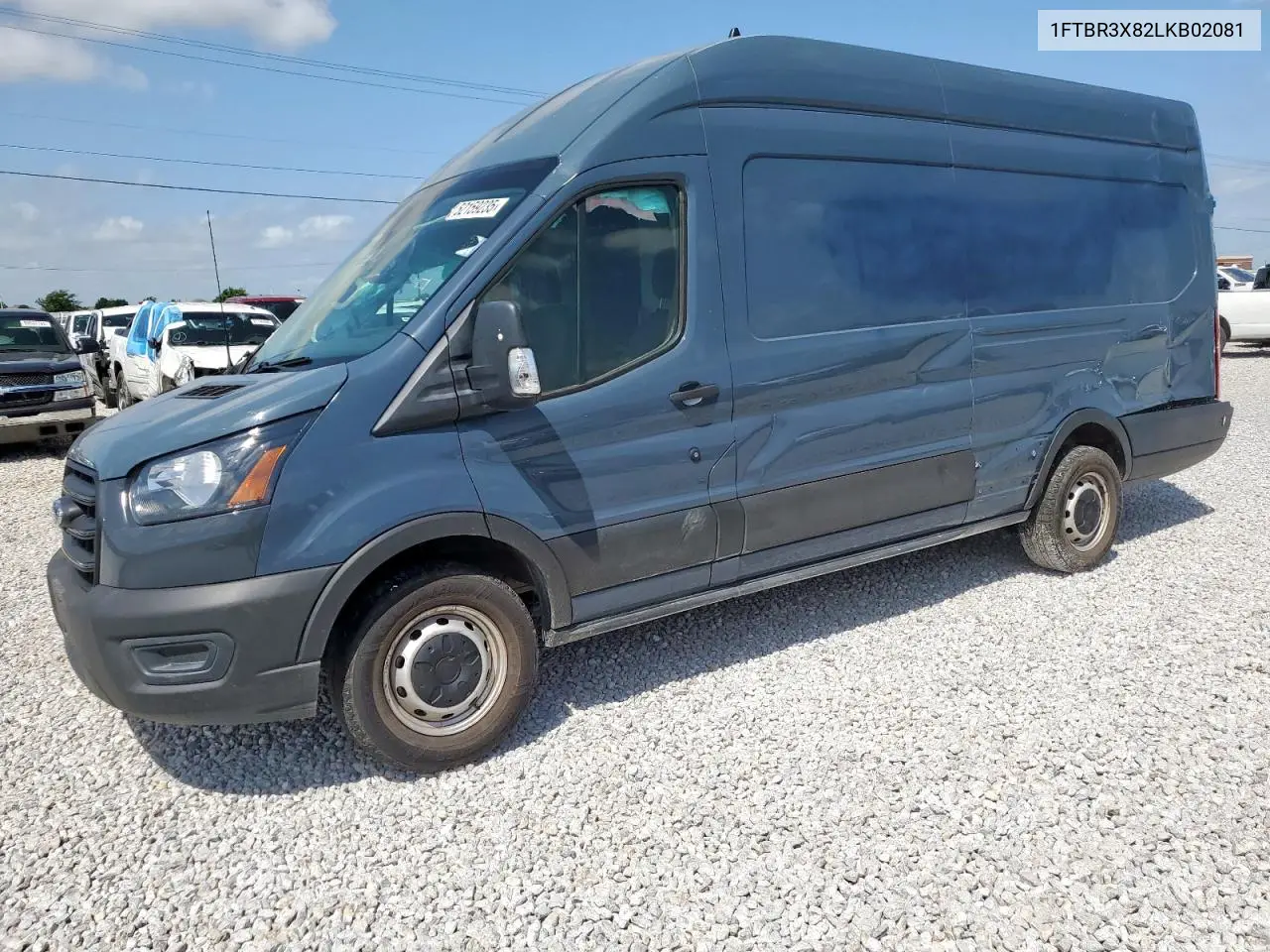 2020 Ford Transit T-250 VIN: 1FTBR3X82LKB02081 Lot: 52159235