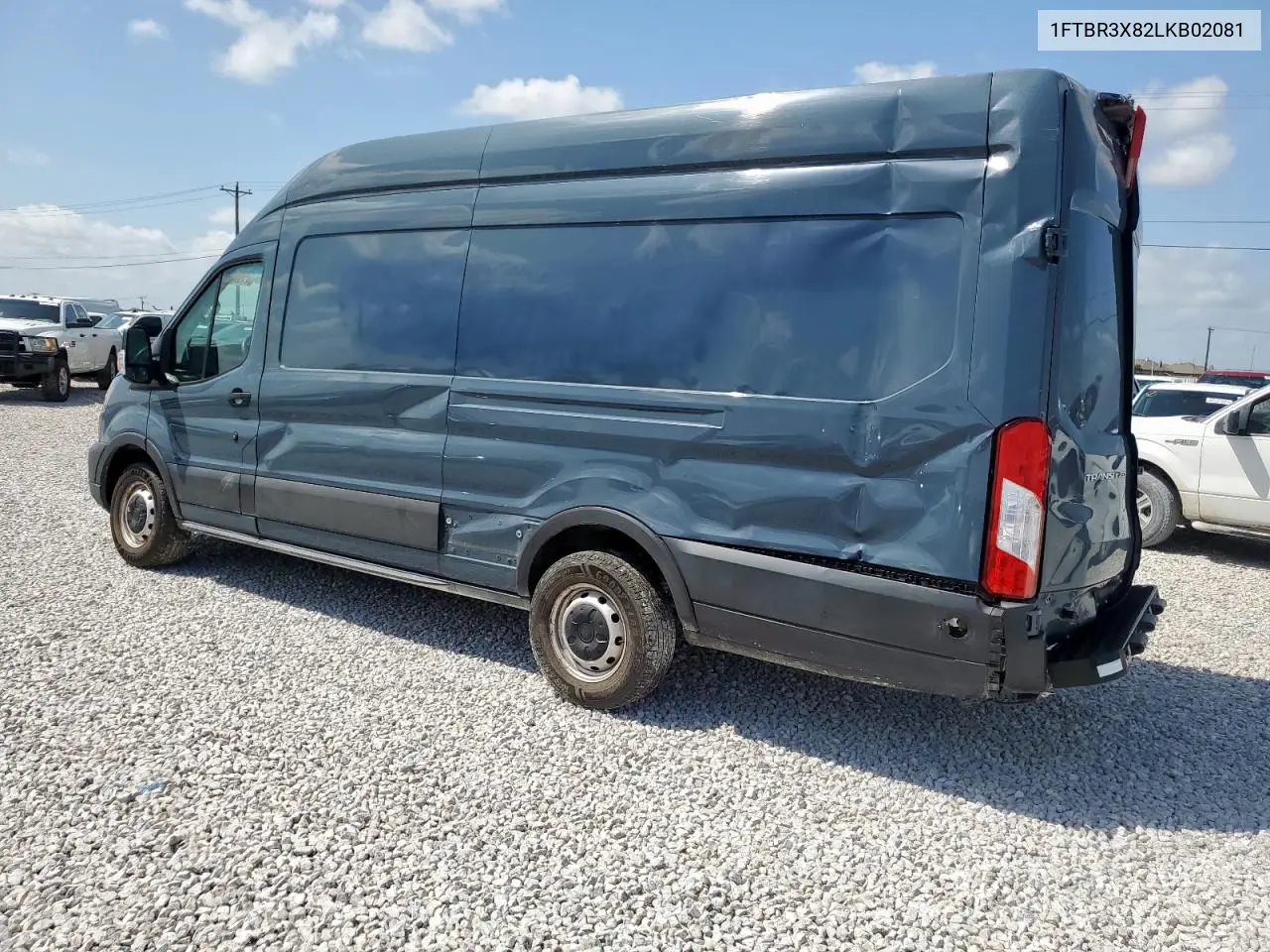 2020 Ford Transit T-250 VIN: 1FTBR3X82LKB02081 Lot: 52159235