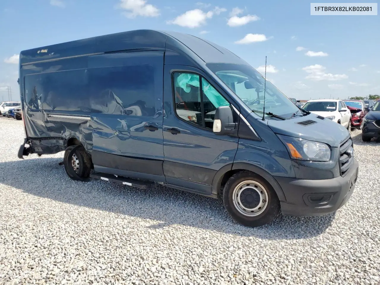 2020 Ford Transit T-250 VIN: 1FTBR3X82LKB02081 Lot: 52159235