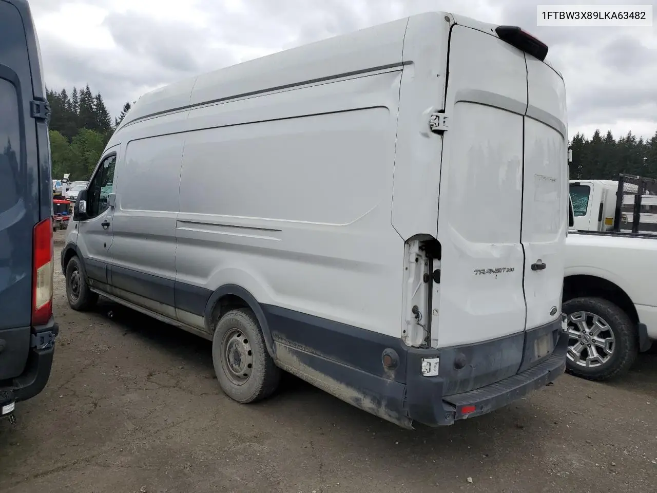 2020 Ford Transit T-350 VIN: 1FTBW3X89LKA63482 Lot: 57034105