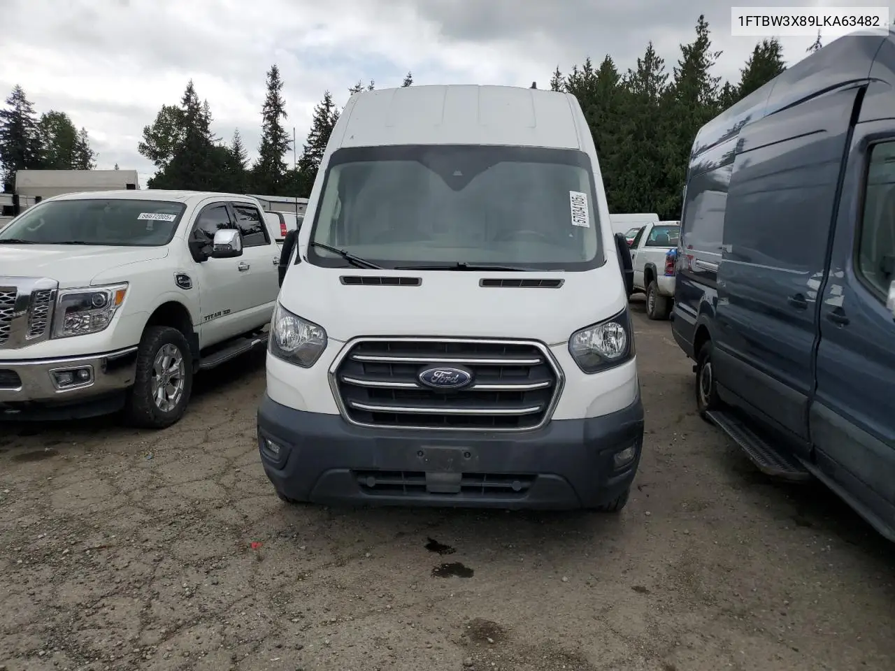 2020 Ford Transit T-350 VIN: 1FTBW3X89LKA63482 Lot: 57034105
