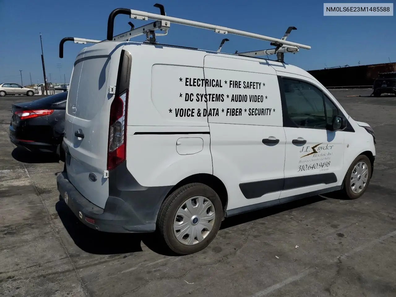 2021 Ford Transit Connect Xl VIN: NM0LS6E23M1485588 Lot: 63800765