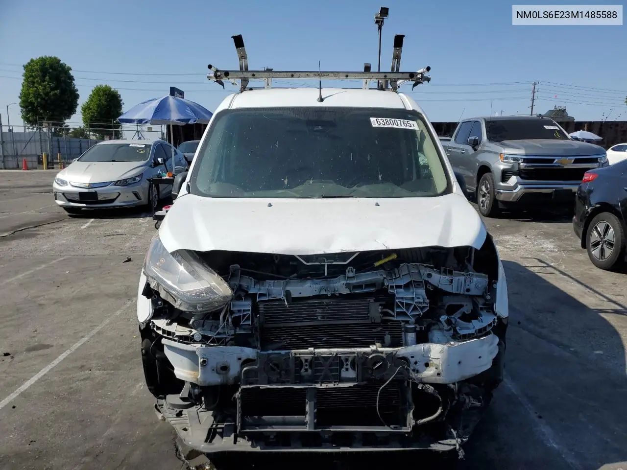 2021 Ford Transit Connect Xl VIN: NM0LS6E23M1485588 Lot: 63800765