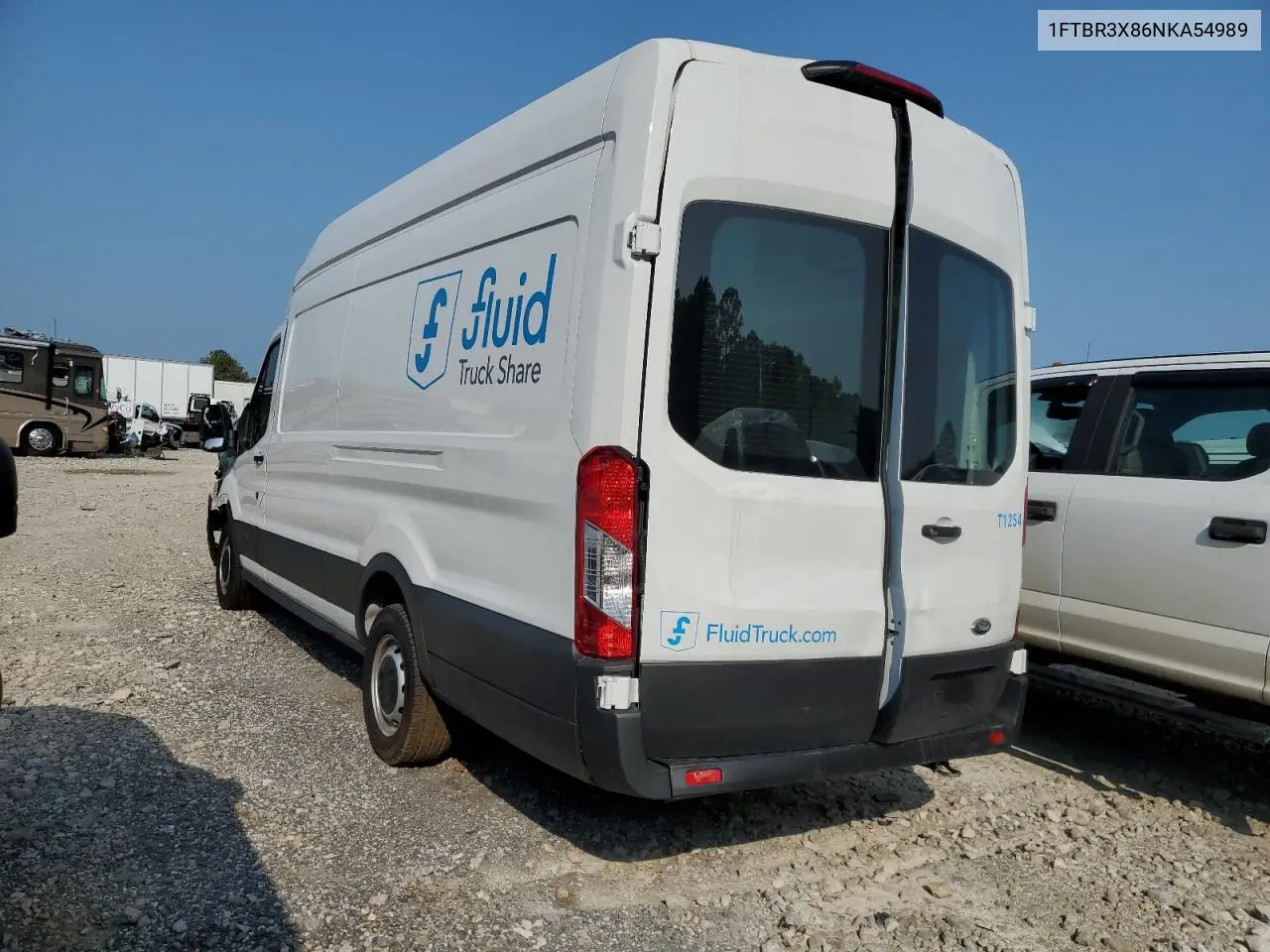 2022 Ford Transit T-250 VIN: 1FTBR3X86NKA54989 Lot: 51291433