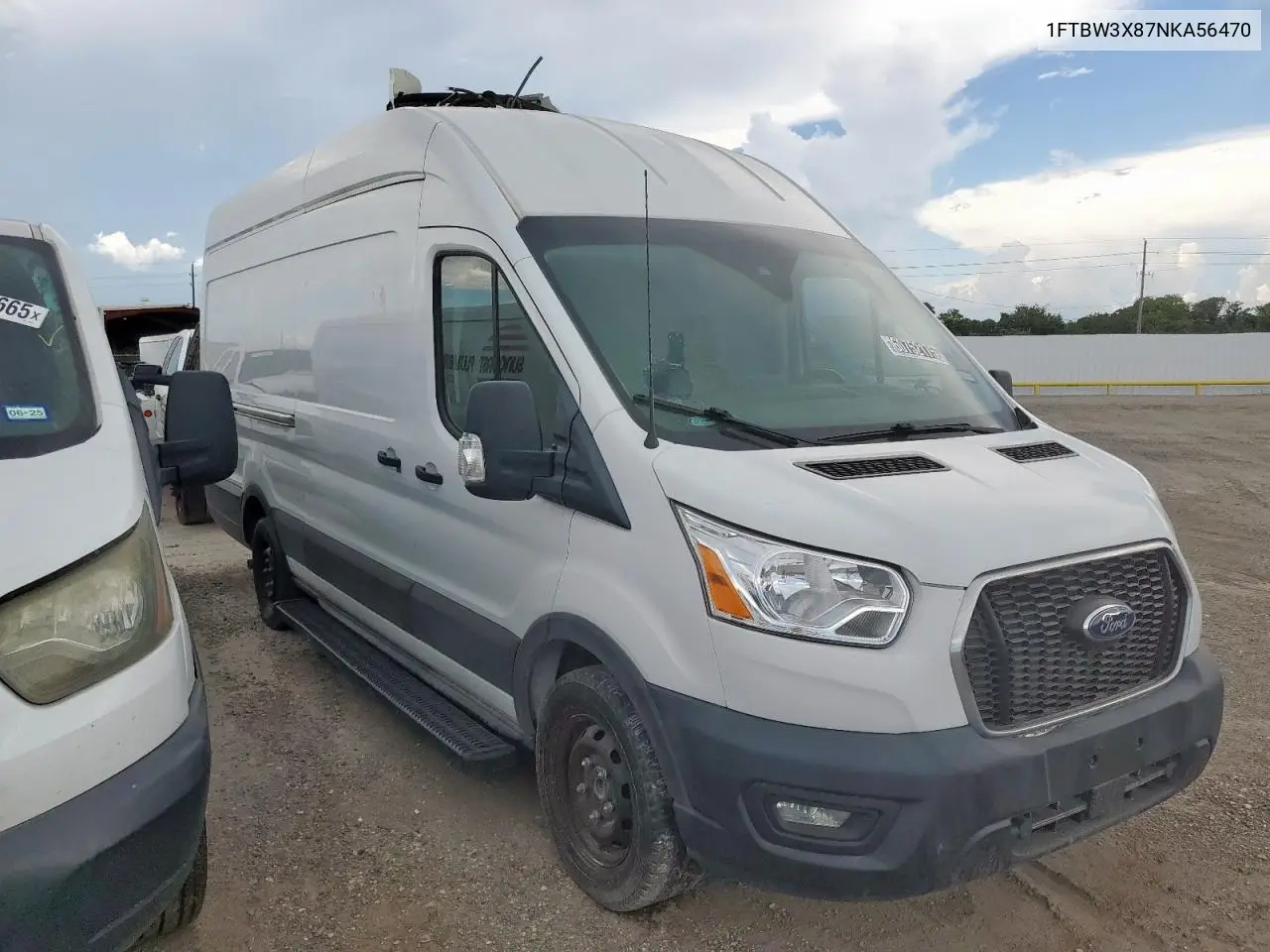 2022 Ford Transit T-350 VIN: 1FTBW3X87NKA56470 Lot: 60752175