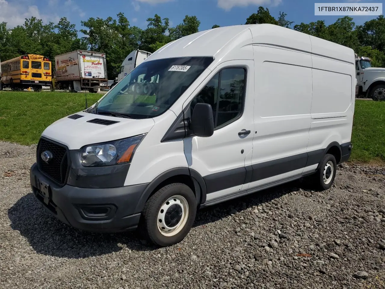 2022 Ford Transit T-250 VIN: 1FTBR1X87NKA72437 Lot: 61787385