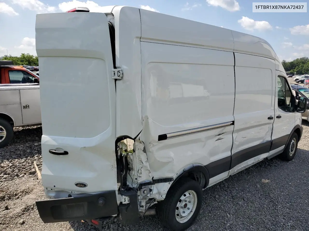 2022 Ford Transit T-250 VIN: 1FTBR1X87NKA72437 Lot: 61787385