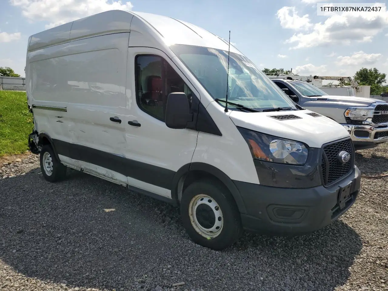 2022 Ford Transit T-250 VIN: 1FTBR1X87NKA72437 Lot: 61787385