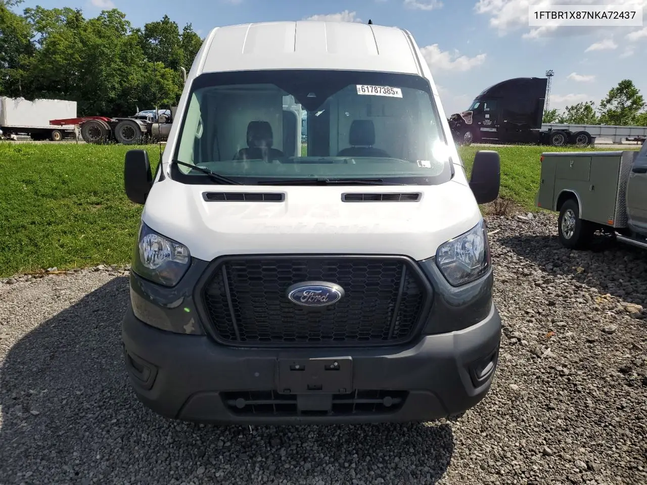 2022 Ford Transit T-250 VIN: 1FTBR1X87NKA72437 Lot: 61787385