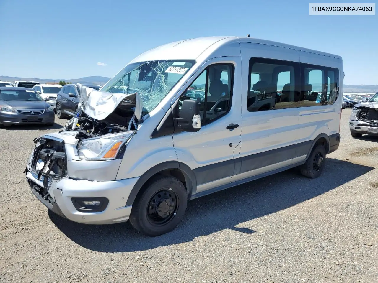 2022 Ford Transit T-350 VIN: 1FBAX9CG0NKA74063 Lot: 62737305